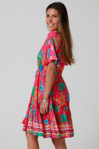 Viginia Pink Mini Dress