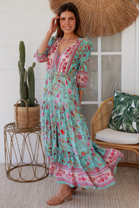 Elliana Blue Maxi Dress