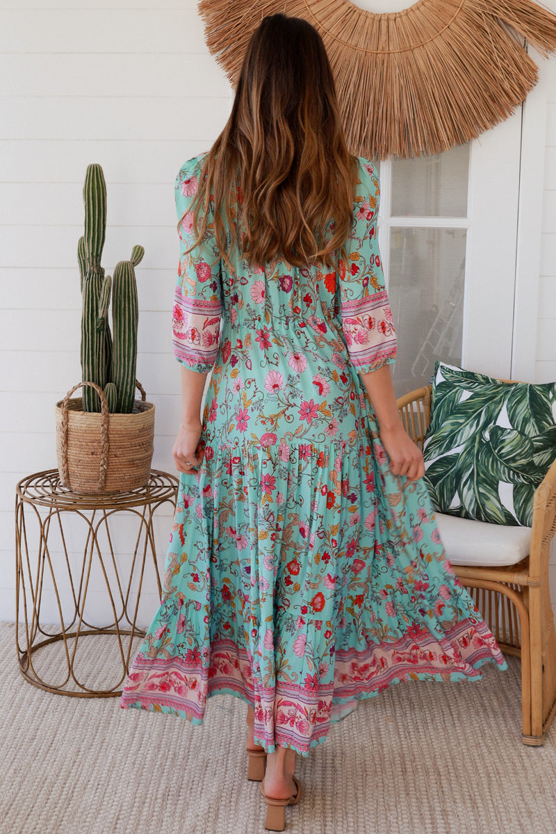 Elliana Blue Maxi Dress