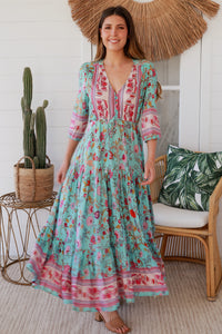 Elliana Blue Maxi Dress
