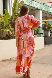 Ruby 1/2 Sleeves Maxi Dress