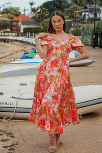 Maribel Off-shoulder Maxi Dress