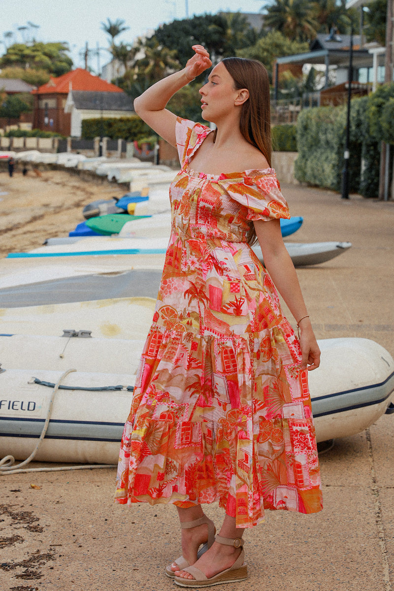 Maribel Off-shoulder Maxi Dress