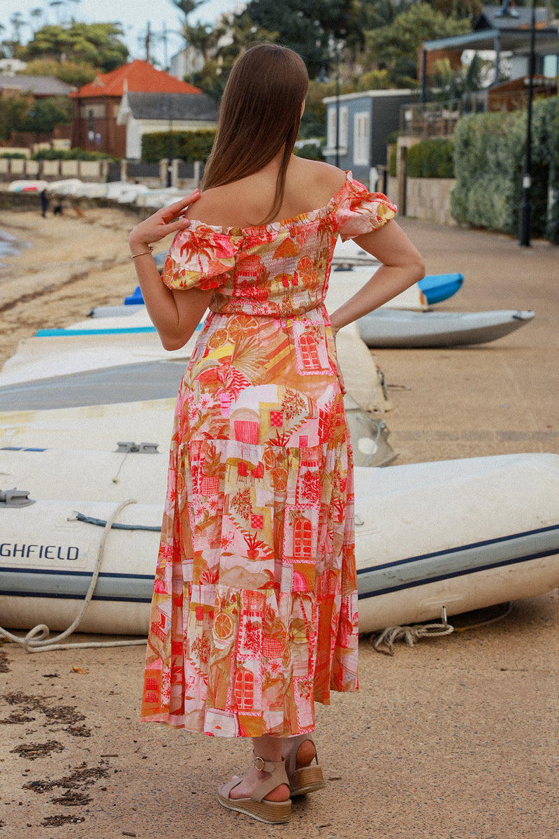 Maribel Off-shoulder Maxi Dress