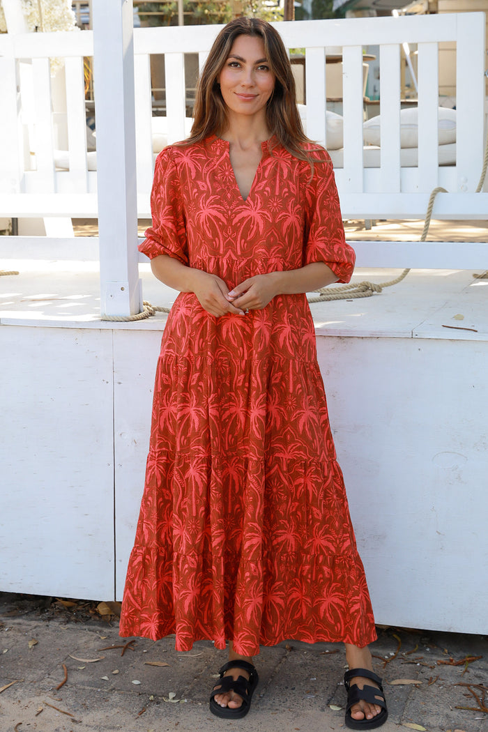 Zoey Long Sleeves Maxi Dress