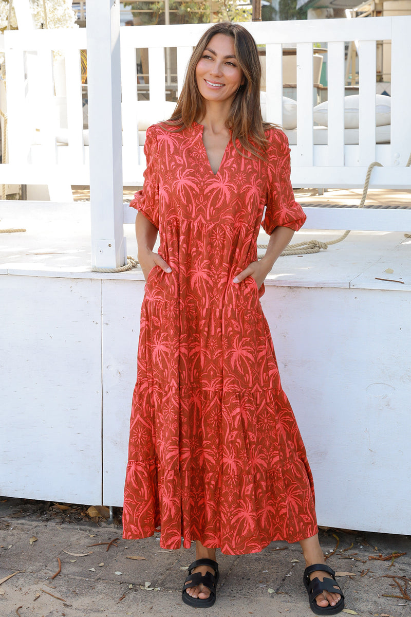 Zoey Long Sleeves Maxi Dress