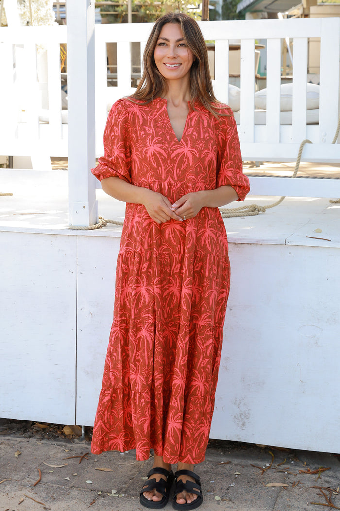 Zoey Long Sleeves Maxi Dress