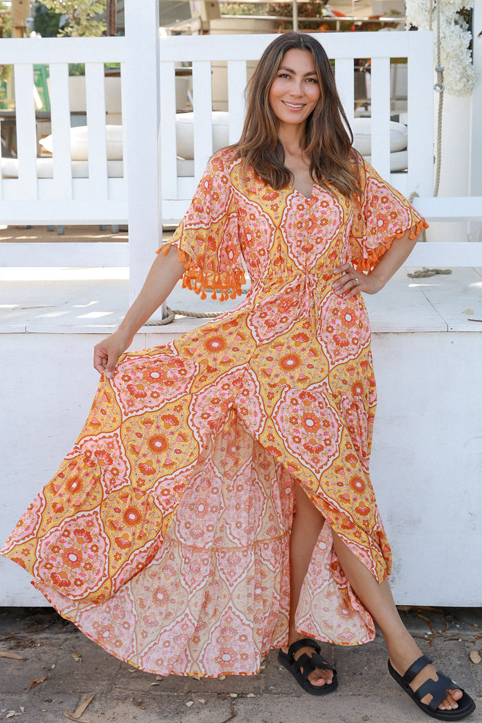 Luisa Yellow Maxi Dress