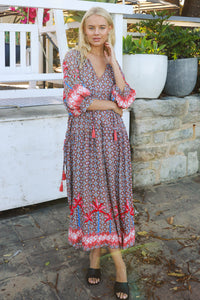 Yasmin Maxi Dress Greta-Pink