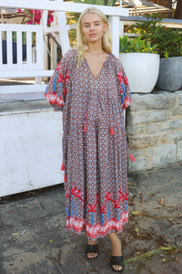 Yasmin Maxi Dress Greta-Pink