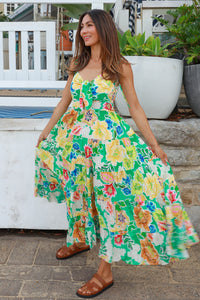 Kianna Green Slip Maxi