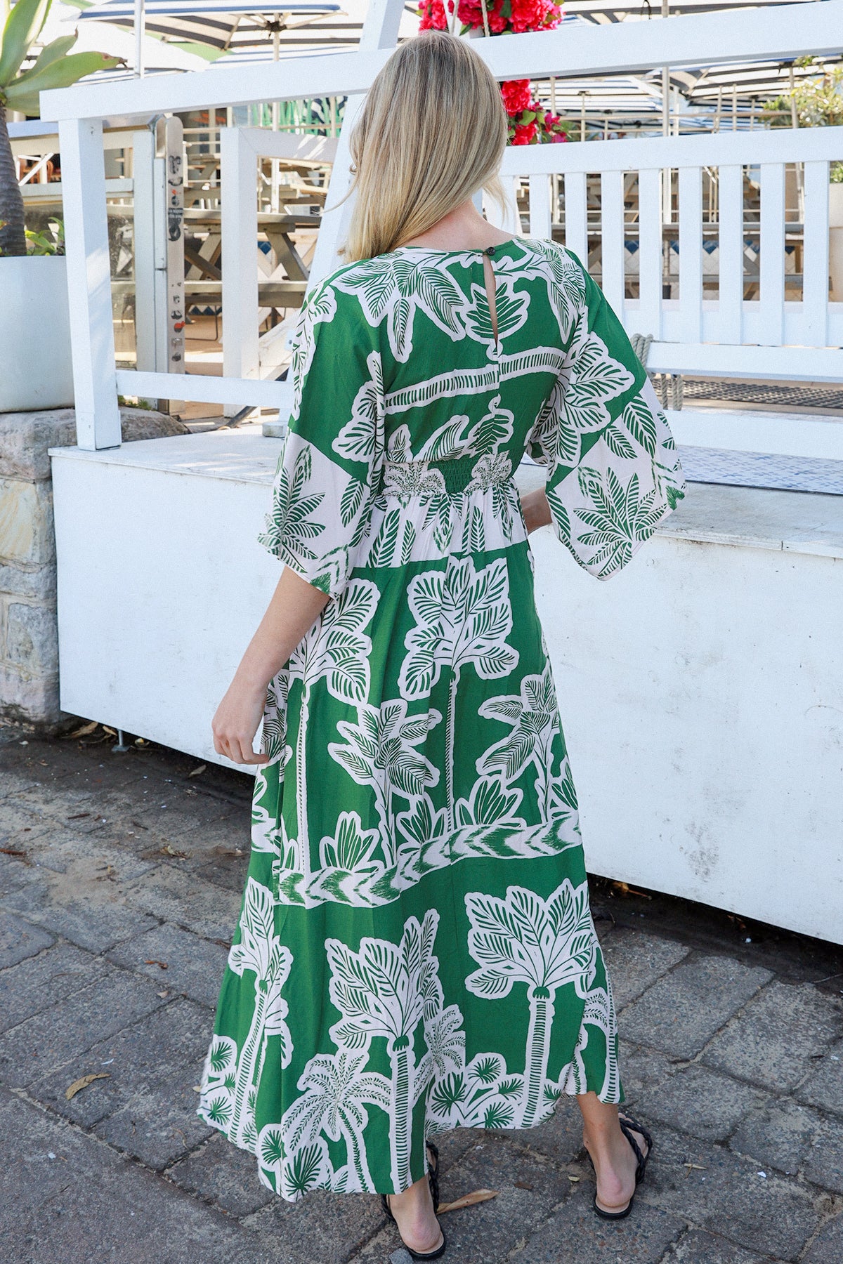 Gianna Green Maxi Dress