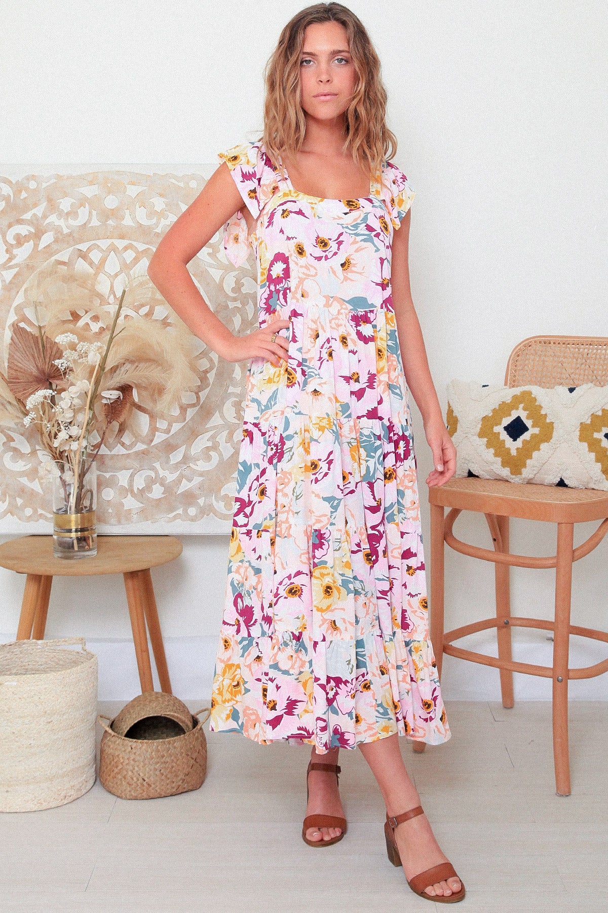 Laila Slip Hem Maxi Dress